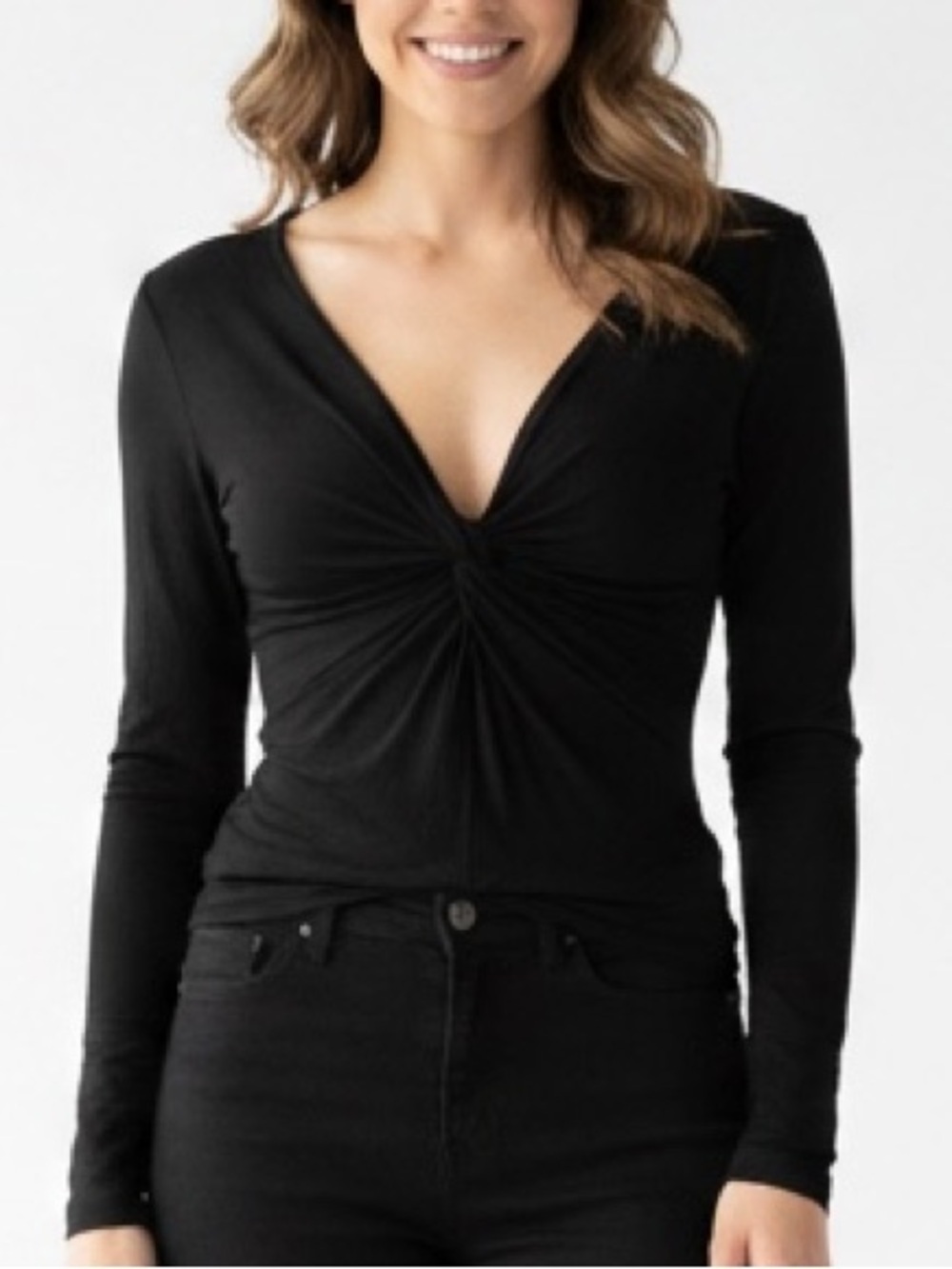 INC Twist Front Top Petites